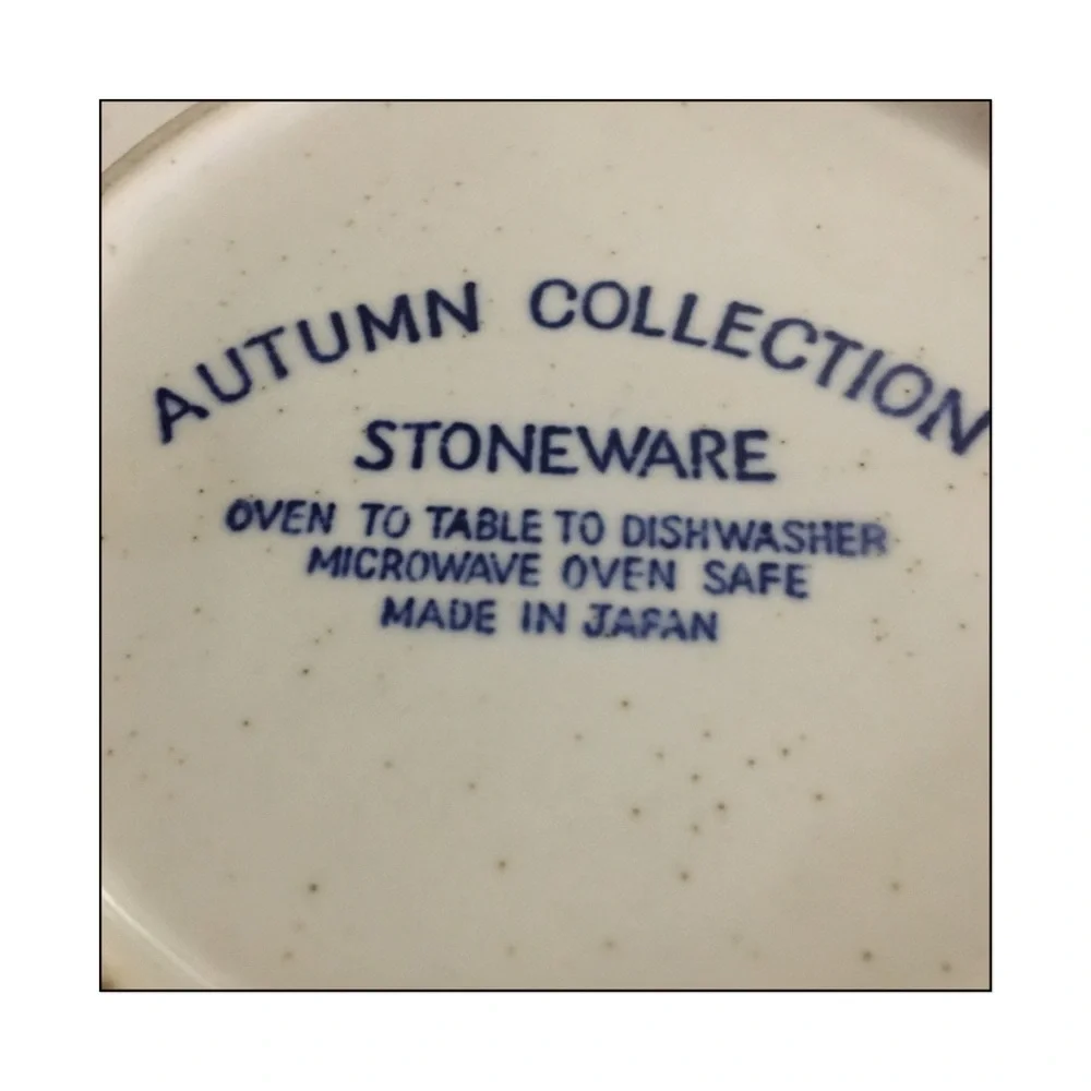 VTG Cream & Sugar Stoneware Set-Autumn Collection